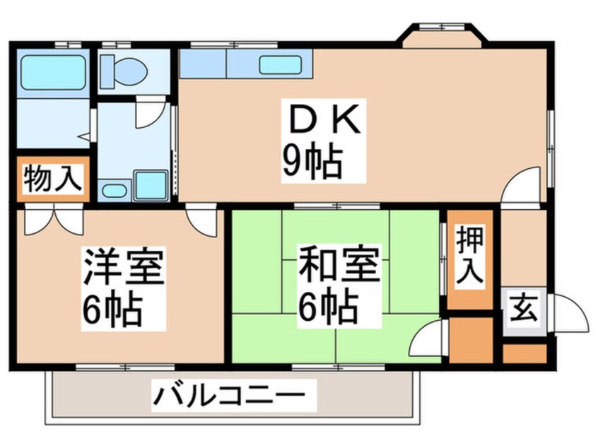 間取図 パ－ルテラスＣ