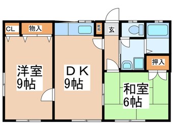 間取図 パ－ルテラスＣ