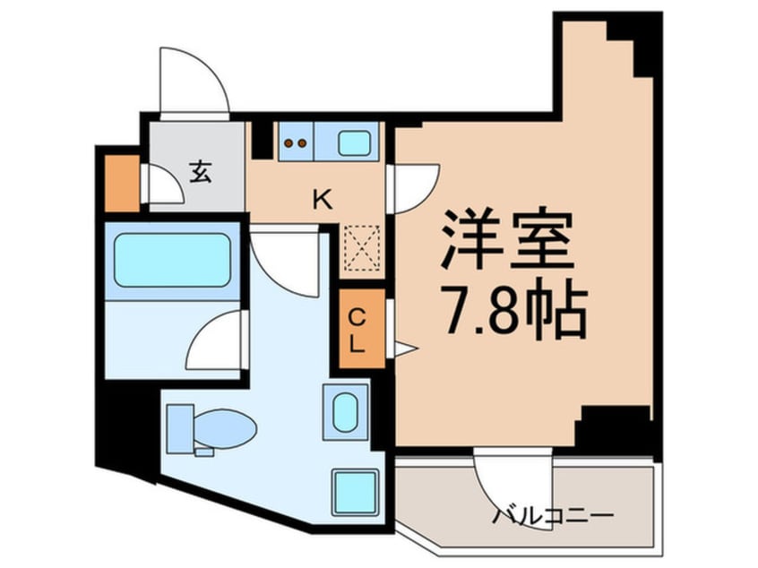 間取図 アイルプレミアム本駒込(803)