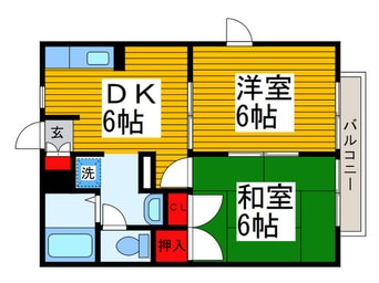 間取図 シャーメゾン矢島