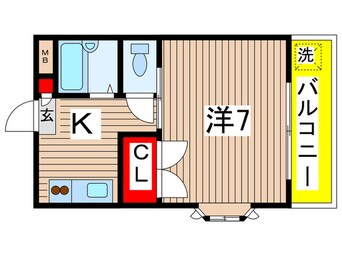 間取図 メゾンルミエ－ル