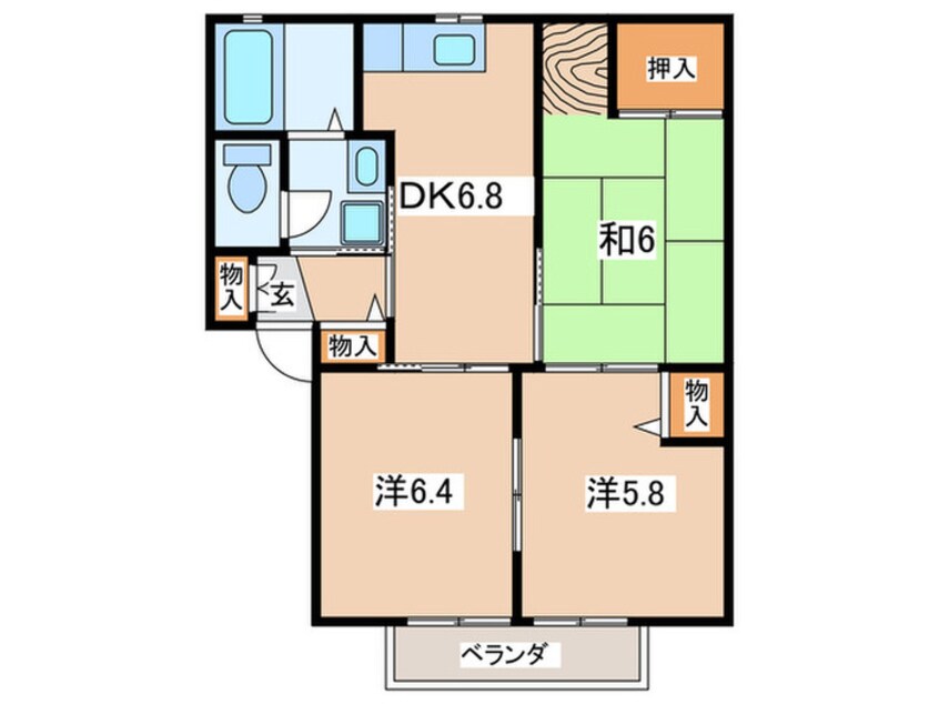 間取図 グレイスコート