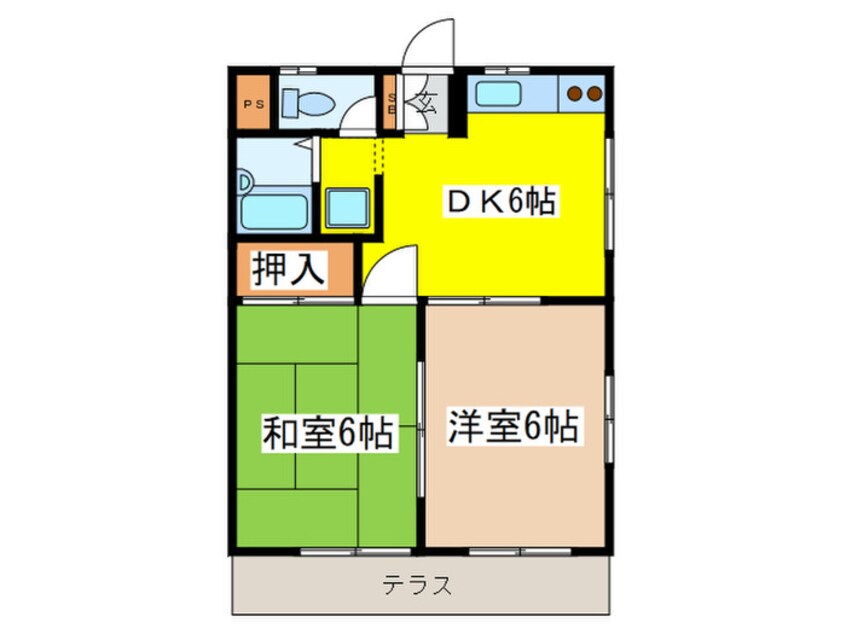 間取図 ファミ－ル小川