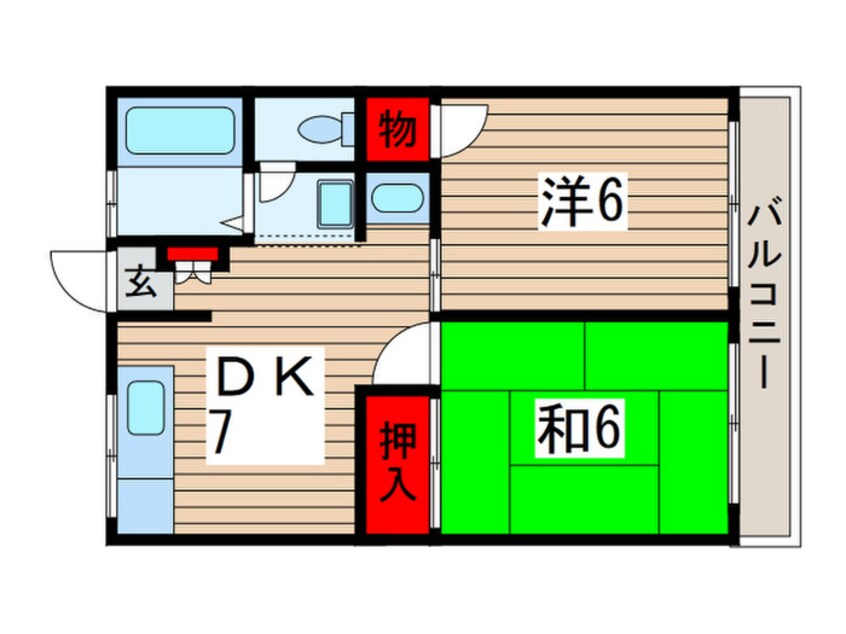 間取図 シティハイムビレッジ