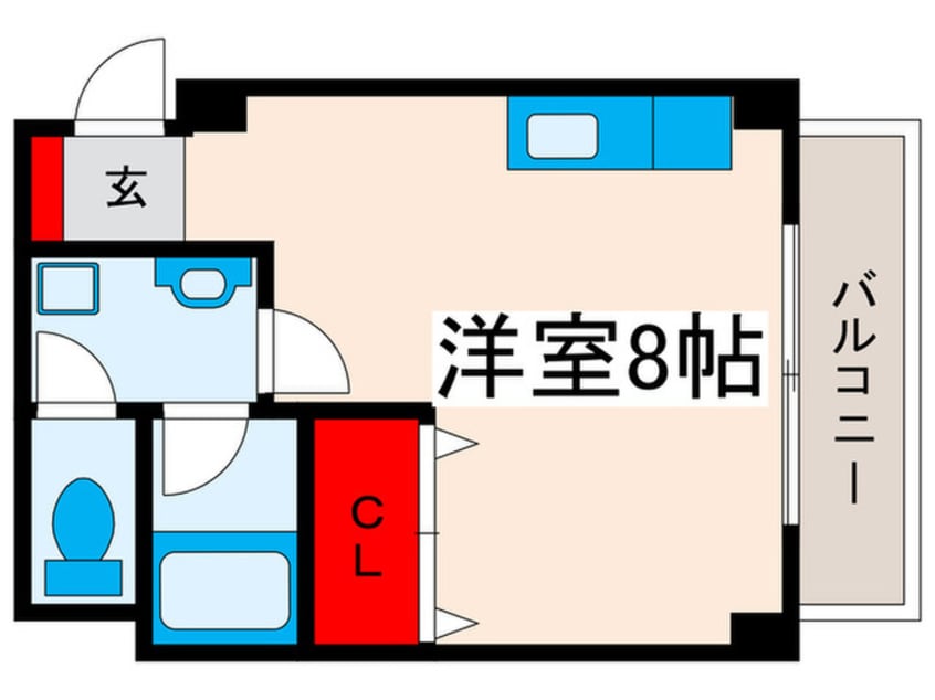間取図 Ｔｅｒｒａｓｓｅ　Ｏｋｕ