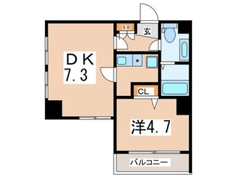 間取図 東池袋デュ－プレックスリズ