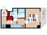 ベルシード門前仲町Ⅱ(701) 1Kの間取り