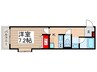 HERMITAGE 1Kの間取り