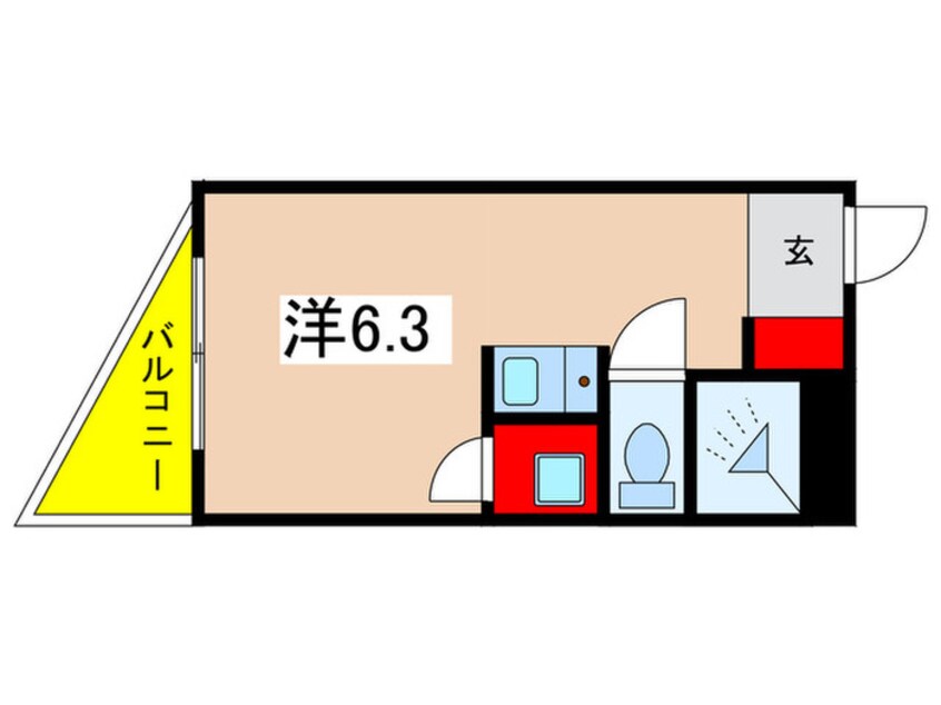 間取図 ダジュール生田