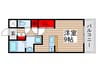 CASA　WISH 1Rの間取り
