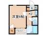 ア－バングレ－ス 1Kの間取り