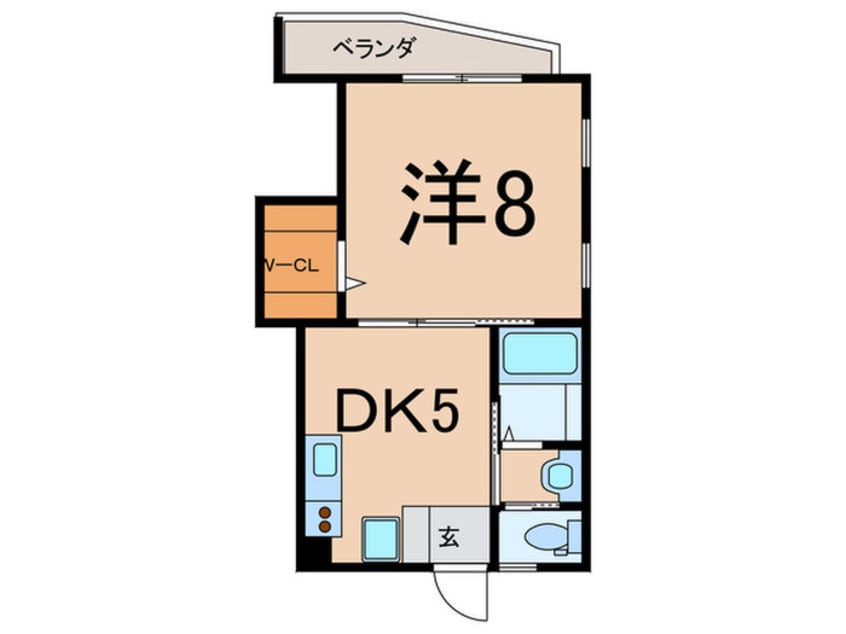 間取図 クレマチスの丘Ⅰ