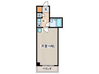 間取図 ﾗｲｵﾝｽﾞﾏﾝｼｮﾝ三鷹第２(306)