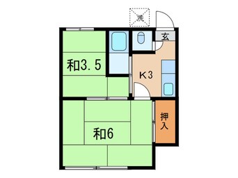 間取図 矢上ハイツ