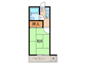 間取図 矢上ハイツ