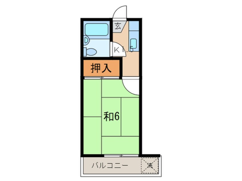 間取図 矢上ハイツ