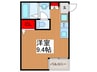 ヒュッゲ南町 1Rの間取り