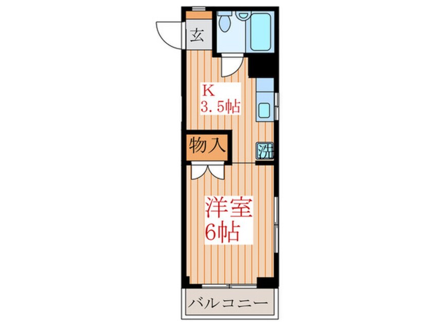 間取図 ハイム サンユ－