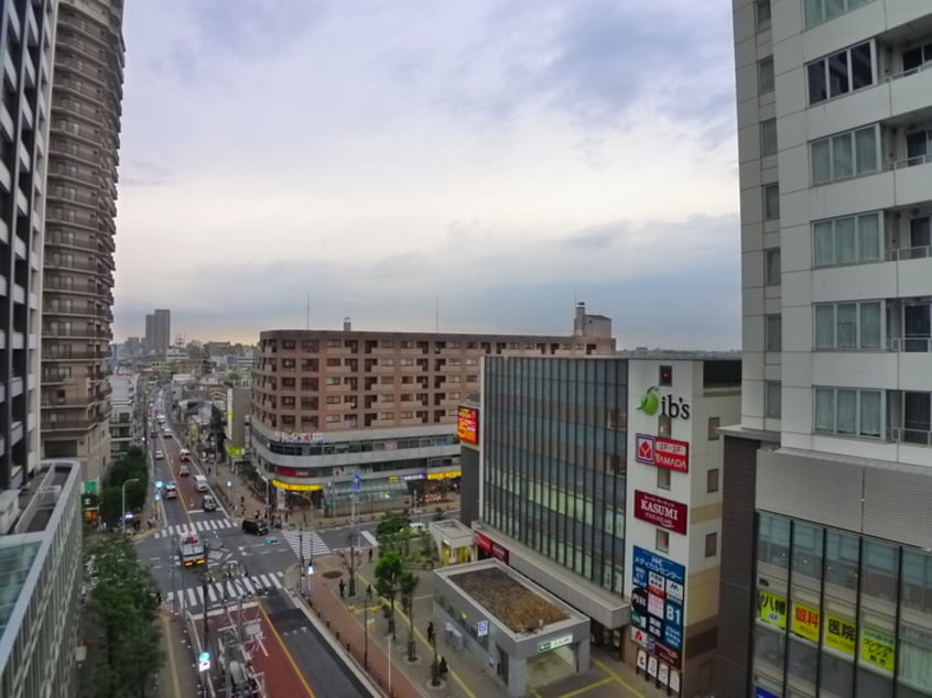 室内からの展望 レ・ソール本八幡パラシオン