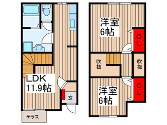 間取図 プリムヴェ－ル