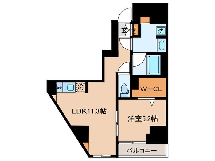 間取り図 アイルプレミアム本駒込(1201)