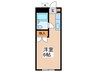 レインボ－コ－ト 1Rの間取り