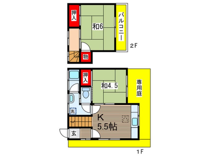 間取図 鈴木貸家