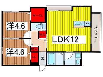 間取図 仮)岩槻区美園東一丁目計画