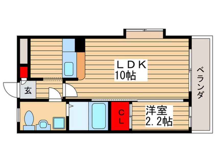 間取図 サンシャイン津田沼