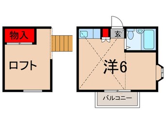 間取図 キャッスル東大泉