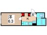 6th Av.Residence AYASE 1Kの間取り