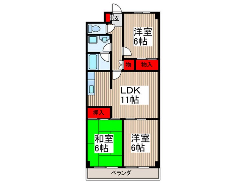 間取図 メゾングランルマーニュ