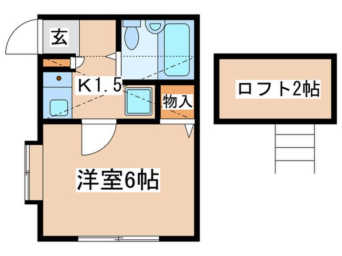 間取り図 サンベ－ル宿河原