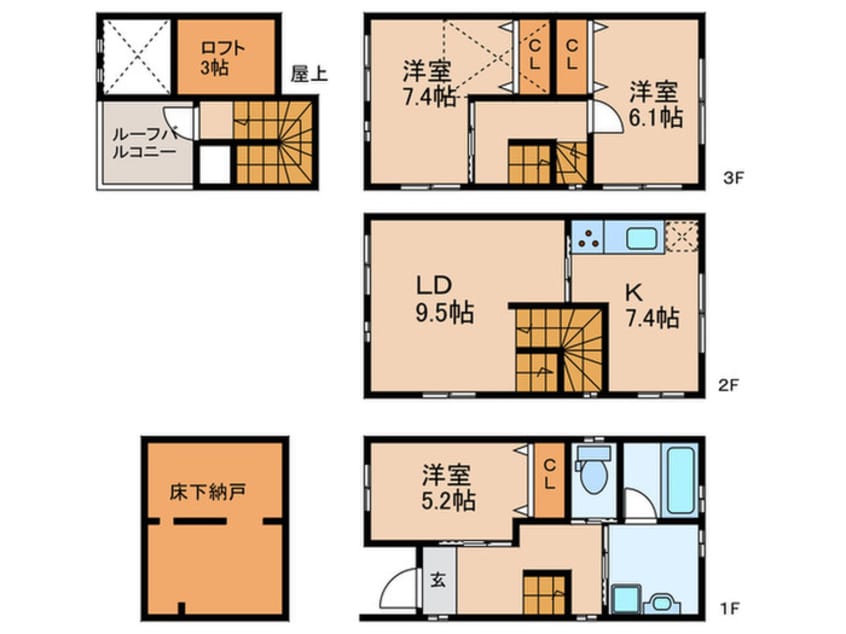間取図 王子本町２丁目戸建