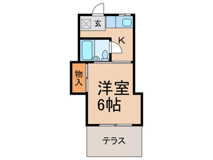 間取図 コ－ポ大澤