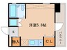 エトワール板橋仲宿 1Rの間取り