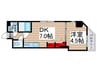 レガーロ西馬橋 1DKの間取り