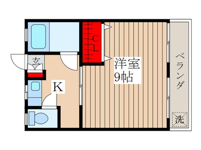 間取り図 コ－ポヤジマ５号棟