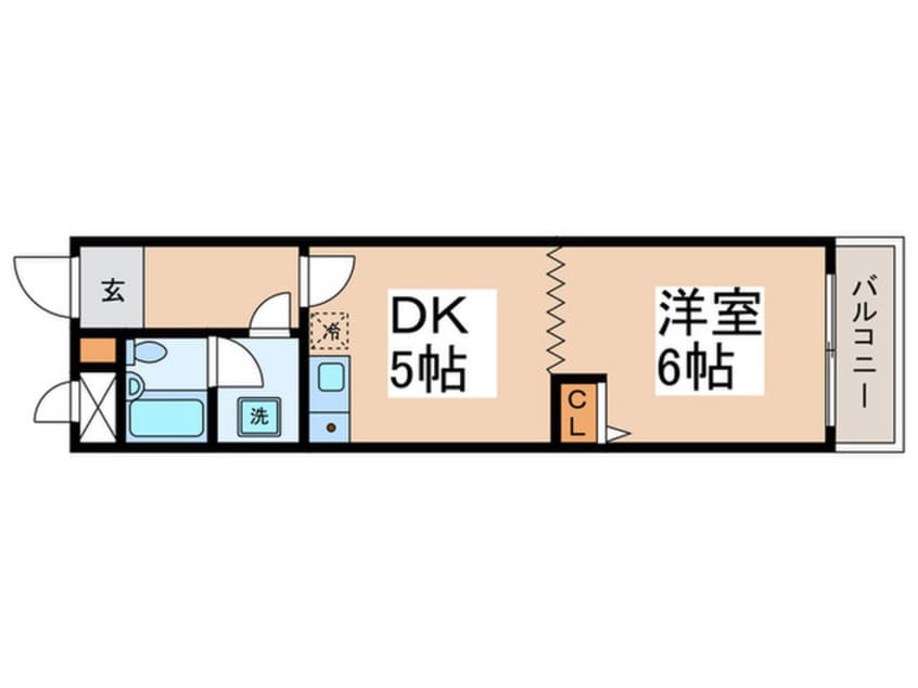 間取図 パーソネージュ西大島