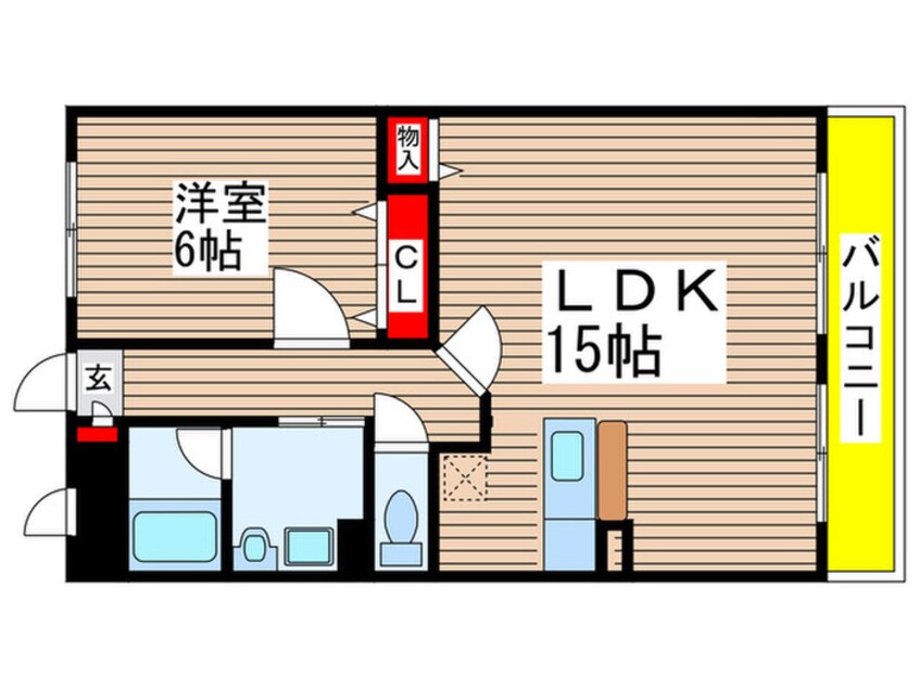 間取図 コバビレッジＡ