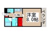 ビューハイツ藤原 1Kの間取り