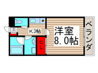 間取図 ビューハイツ藤原