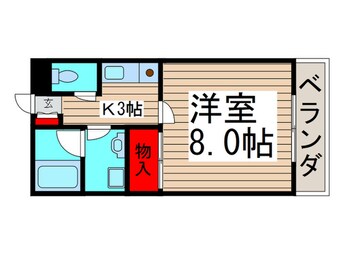 間取図 ビューハイツ藤原