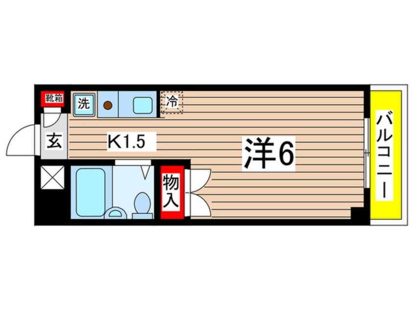 間取図 クレスト多摩川