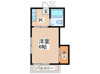 間取図 旭ヶ丘コ－ポ