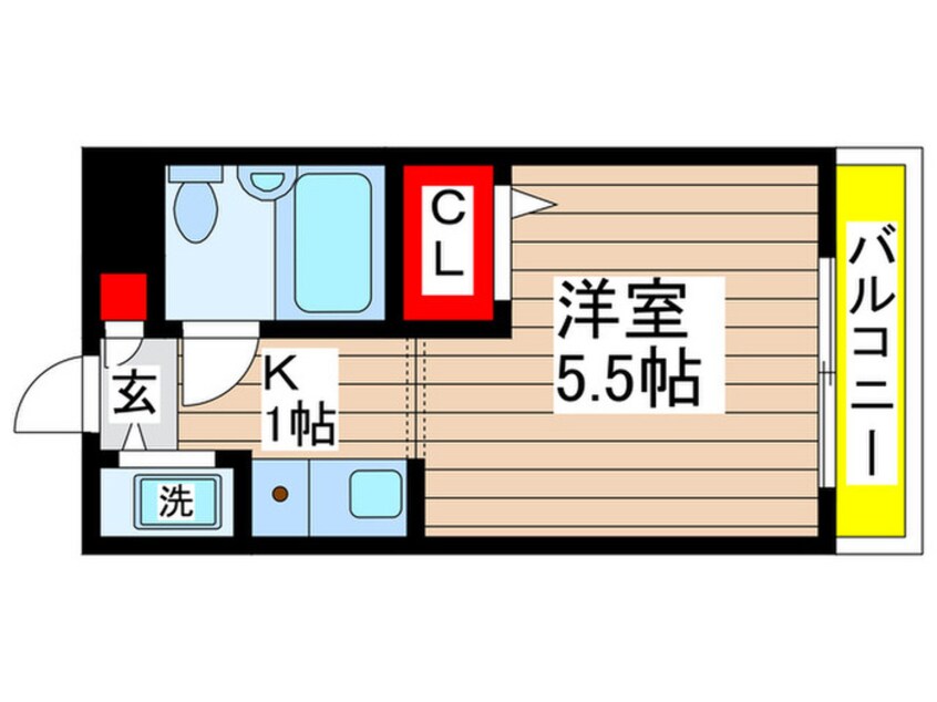 間取図 ジョイフル谷津