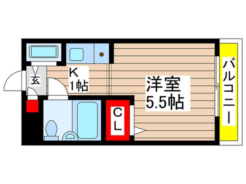 間取図 ジョイフル谷津