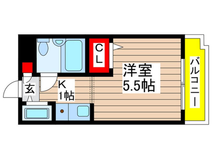 間取図 ジョイフル谷津