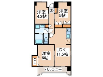 間取図 第２上原マンション