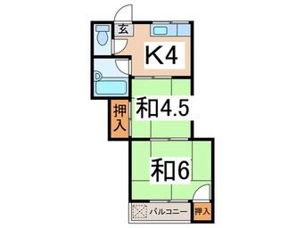 間取図 メリ－ハイツ